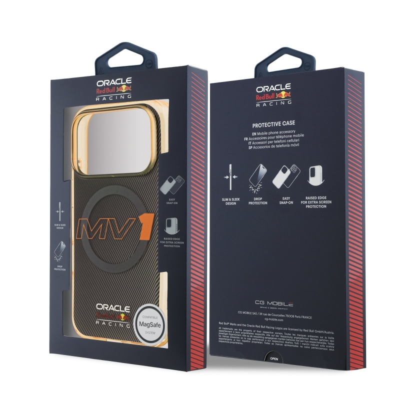 Red Bull PC kétrétegű MV1 MagSafe hátlap iPhone 17 Próhoz, szürke