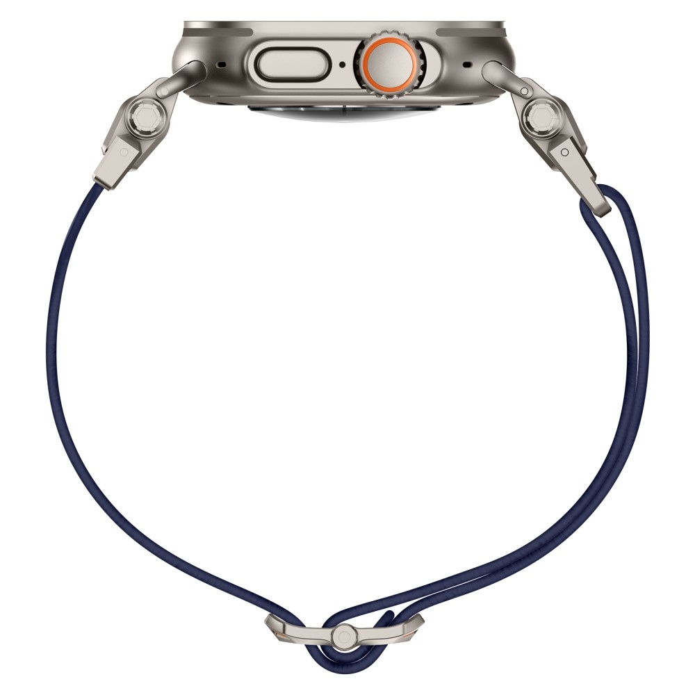 Titán nejlon szíj Apple Watch Ultra/Ultra 2 49mm/SE/SE 2022/2023 44mm/10 46mm/9/8/7 45mm/6/5/4 44mm/3/2/1 42 mm - kék