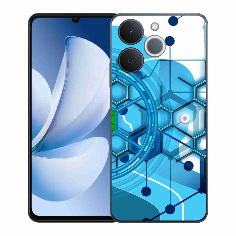 Zselés borítás mmCase a Realme Note 70T készülékhez - absztrakt minta 2