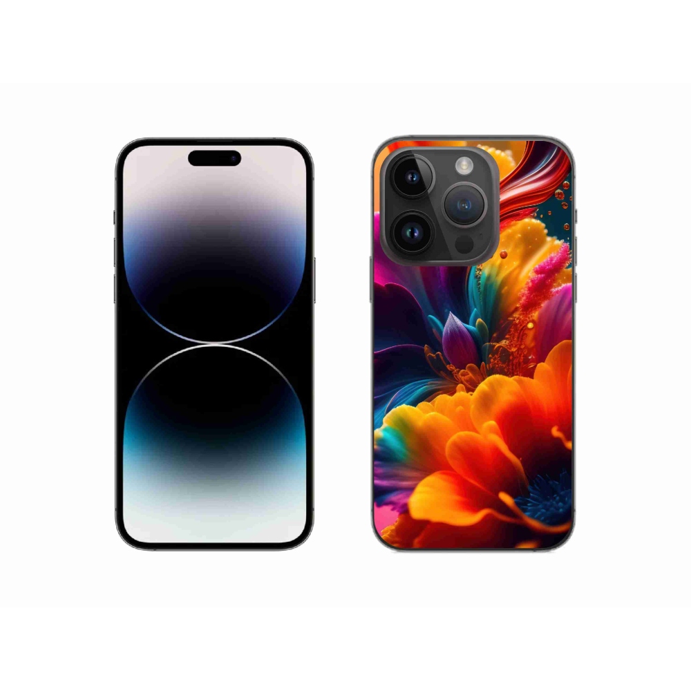 Zselés borítás mmCase iPhone 14 Pro készülékhez - absztrakt motívum 2