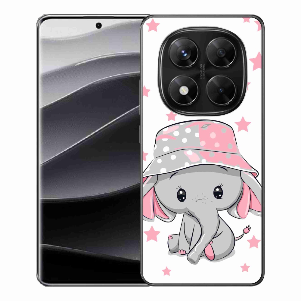 Gél borítás mmCase a Xiaomi Redmi Note 14 Pro 5G/Poco X7 5G számára - rózsaszín elefánt