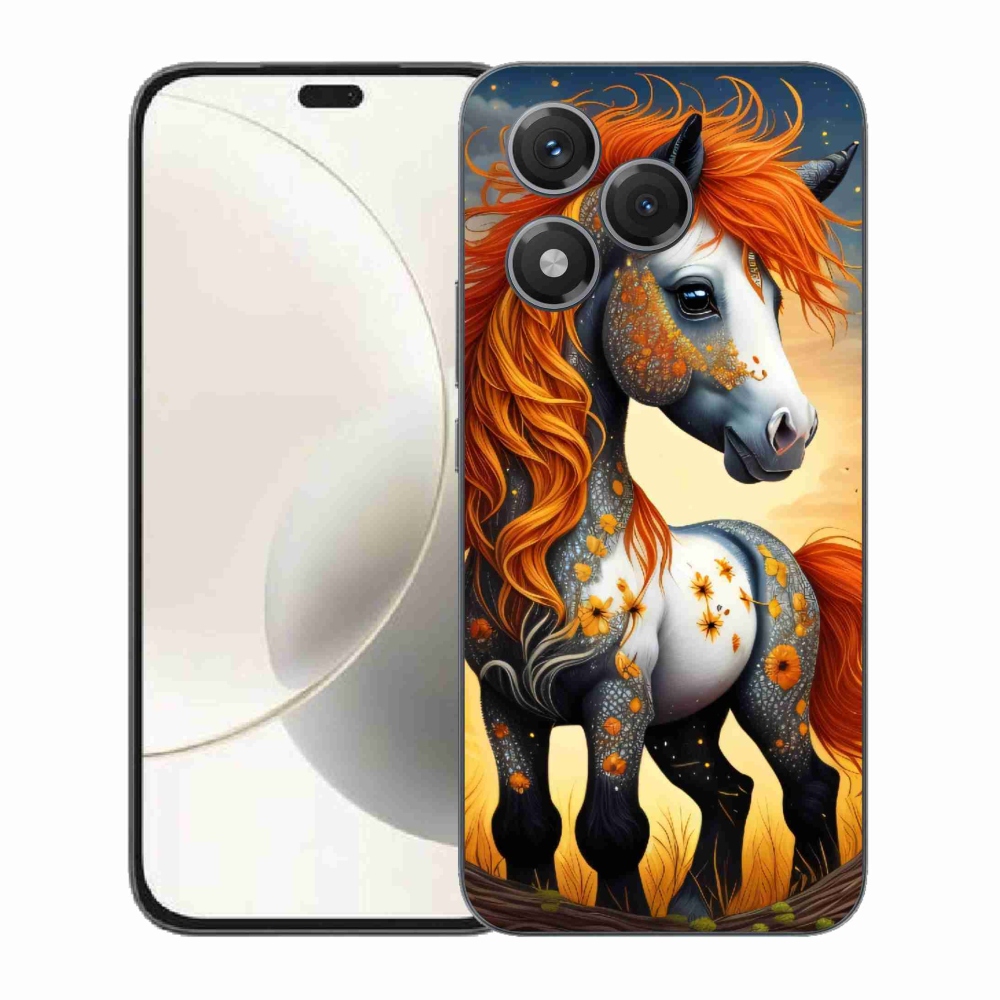 Zselés borítás mmCase a Honor 400 Lite-hoz - színes póni