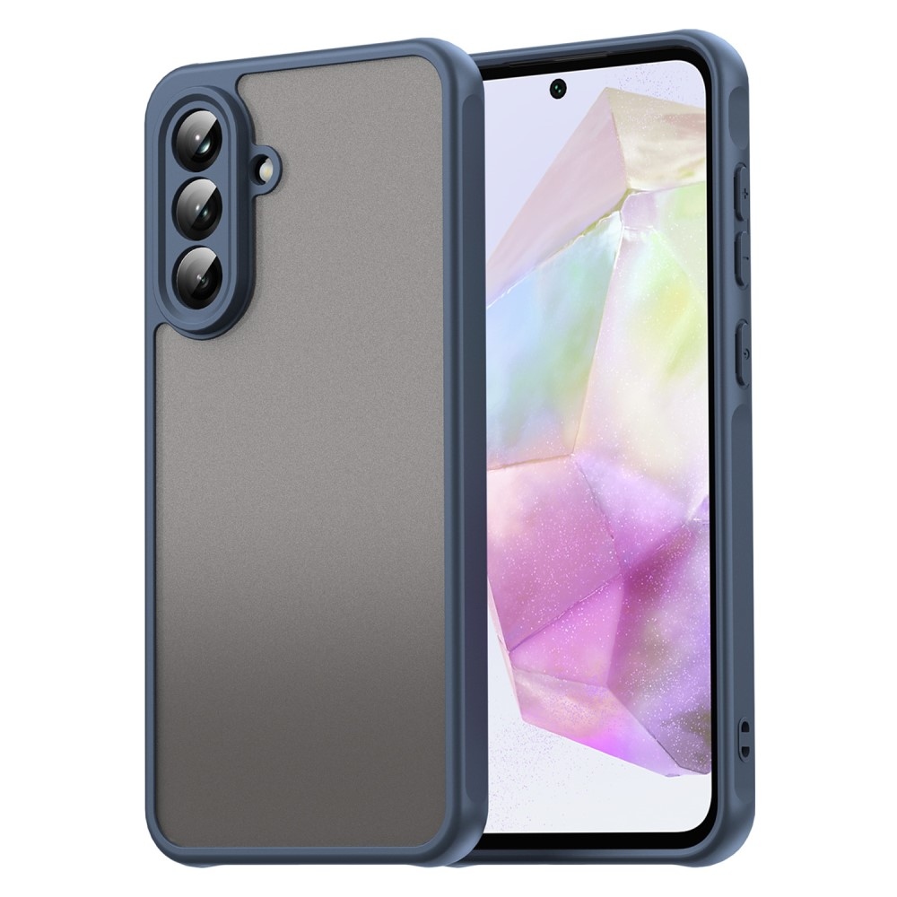 Zselés tok kemény hátlappal Samsung Galaxy A36 5G - kék