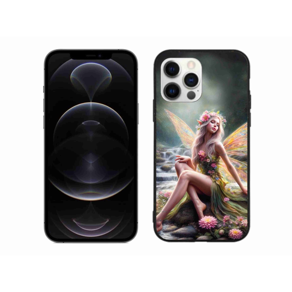 Zselés borítás mmCase iPhone 12 Pro Max készülékhez - pillangó nő 1