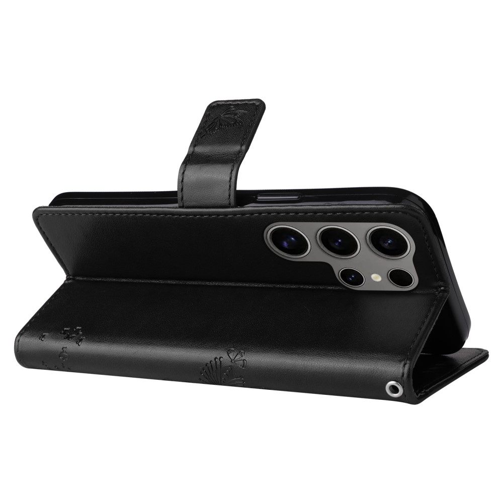 Fák könyve tok Samsung Galaxy S25 Ultra - fekete