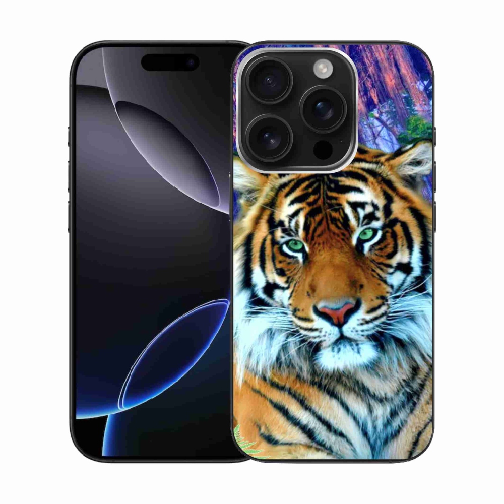 Gél tok mmCase iPhone 16 Pro készülékhez - tigris