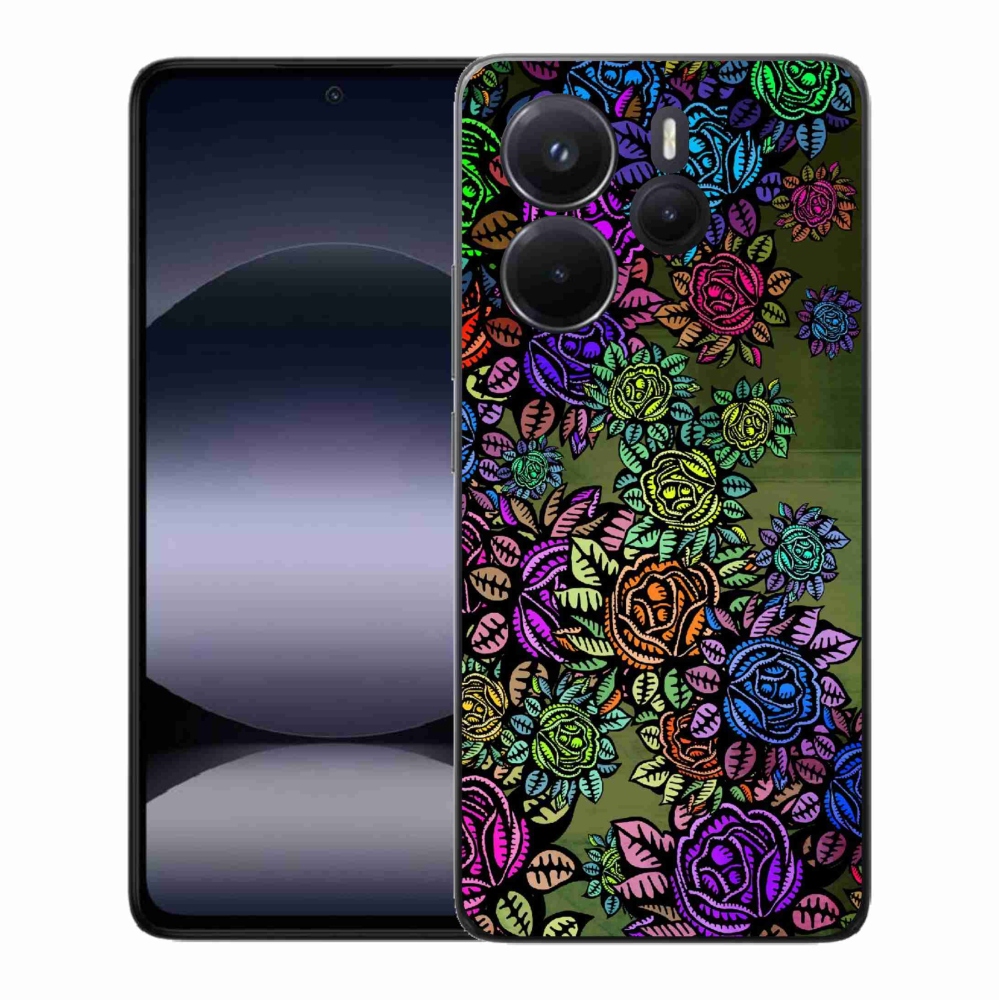 Gél borító mmCase a Xiaomi Redmi Note 14-hez - virágok 6