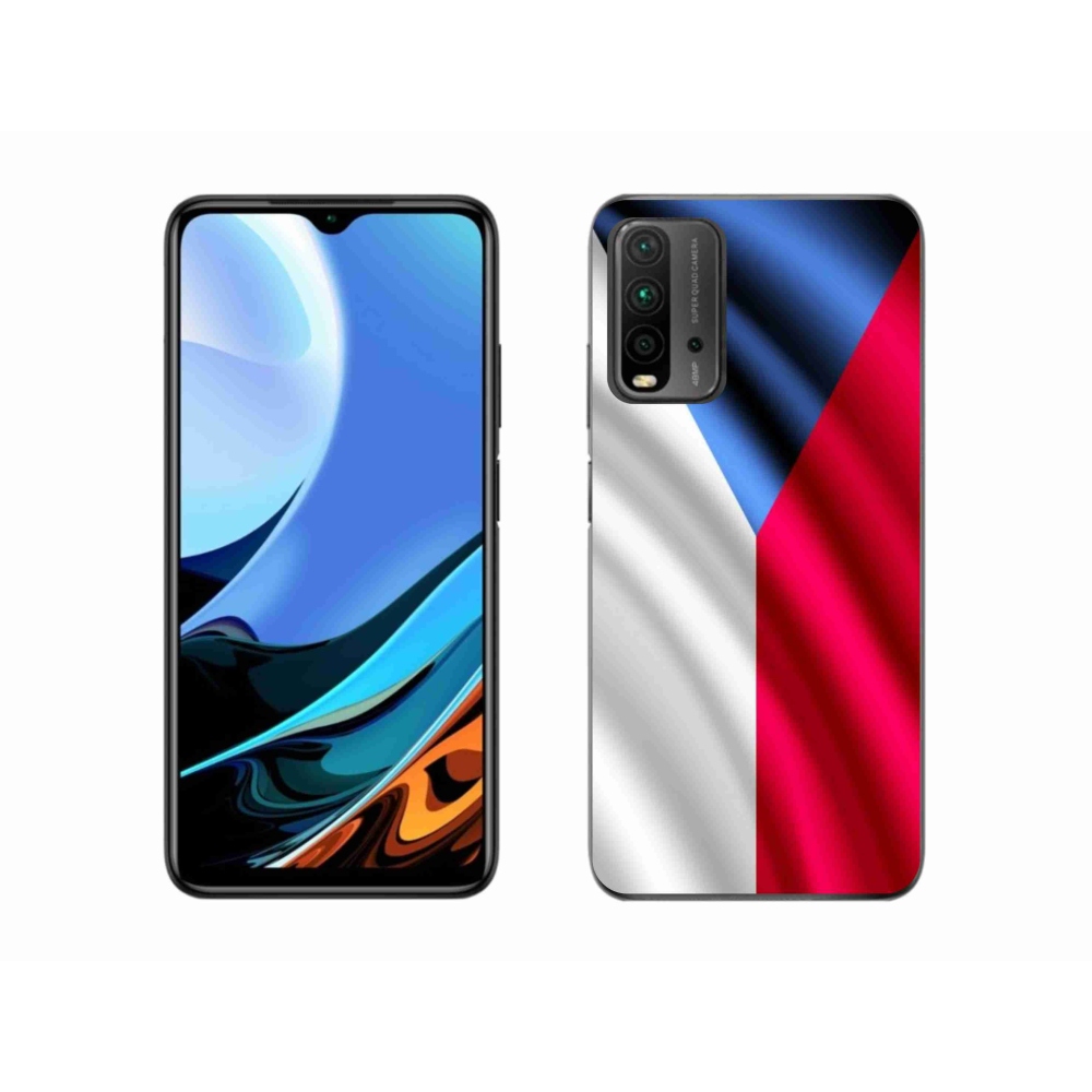 Gél borítás mmCase a Xiaomi Redmi 9T számára - cseh zászló