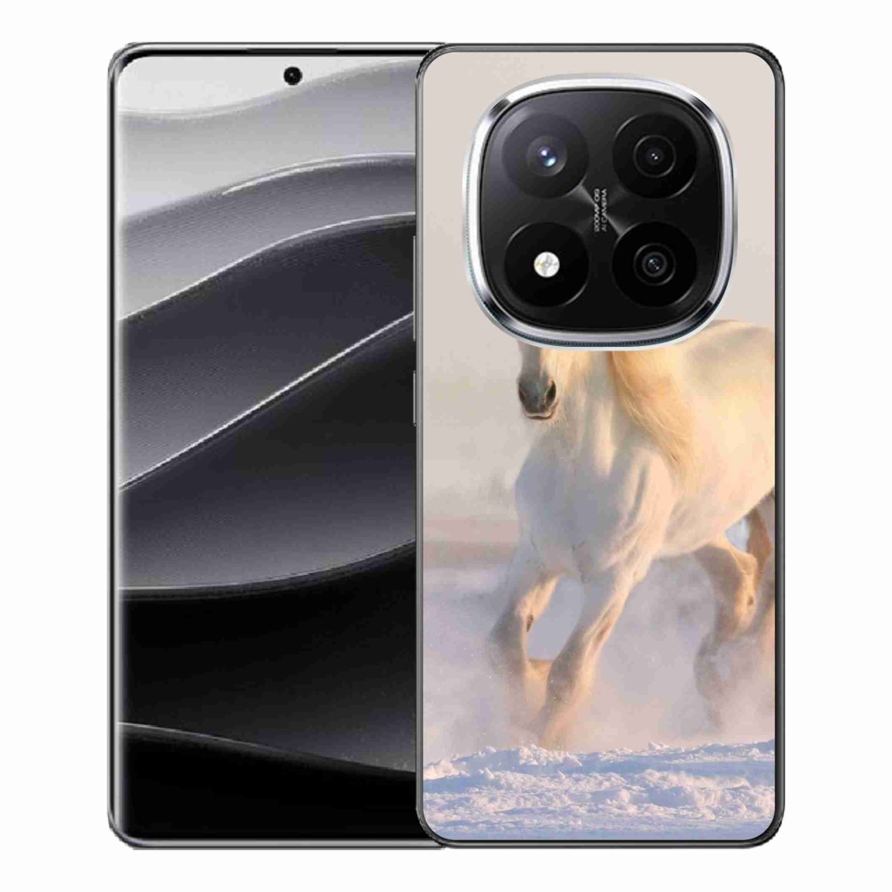 Gél borítás mmCase a Xiaomi Redmi Note 14 Pro+ 5G számára - ló a hóban