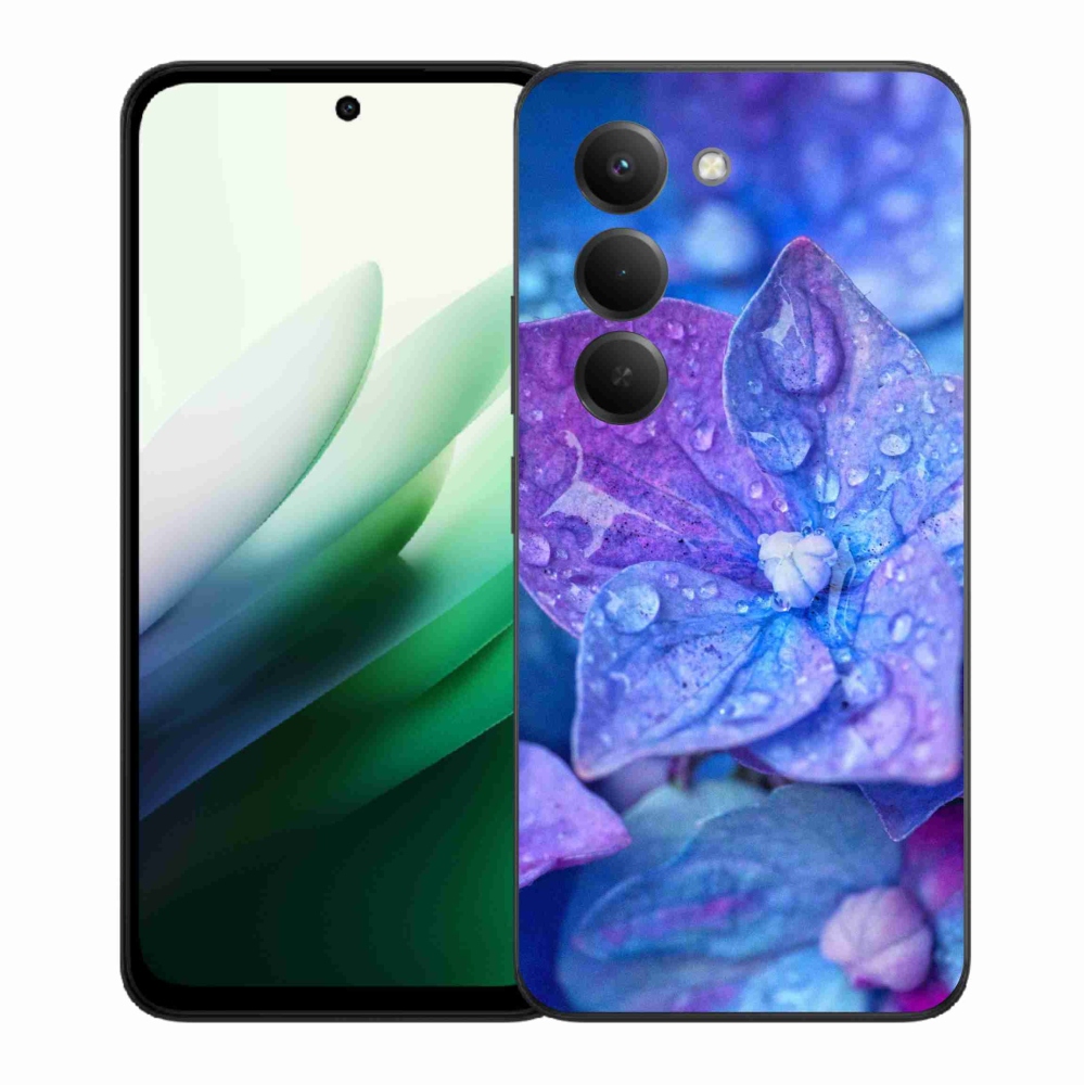 Gél borítás mmCase a Xiaomi Redmi 15 5G-hez - lila virág