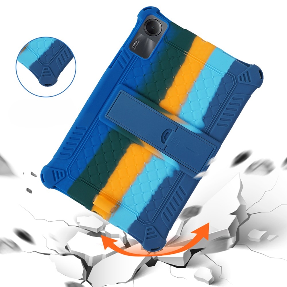 Szilikon borító pánttal Xiaomi Redmi Pad SE-hez - szín/sötétkék