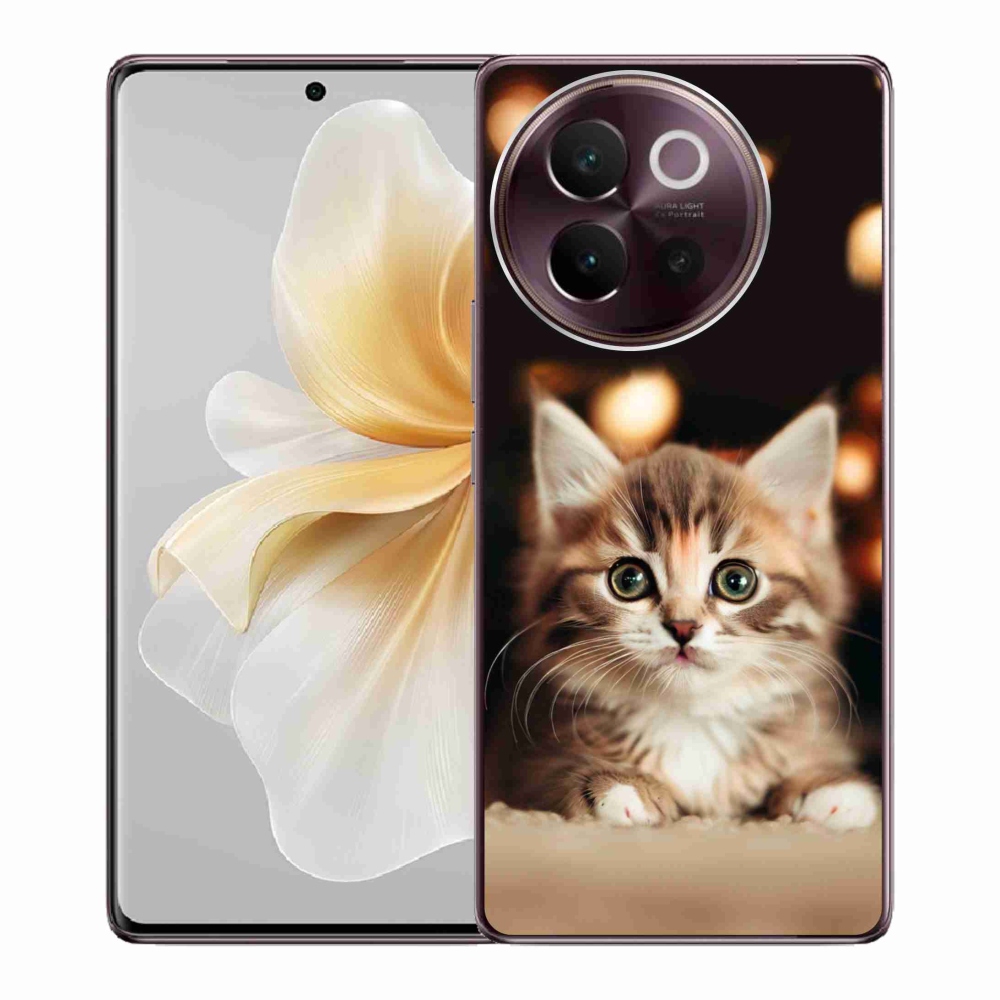 Gél borító mmCase a Vivo V40 Lite 5G-hez - aranyos cica 2