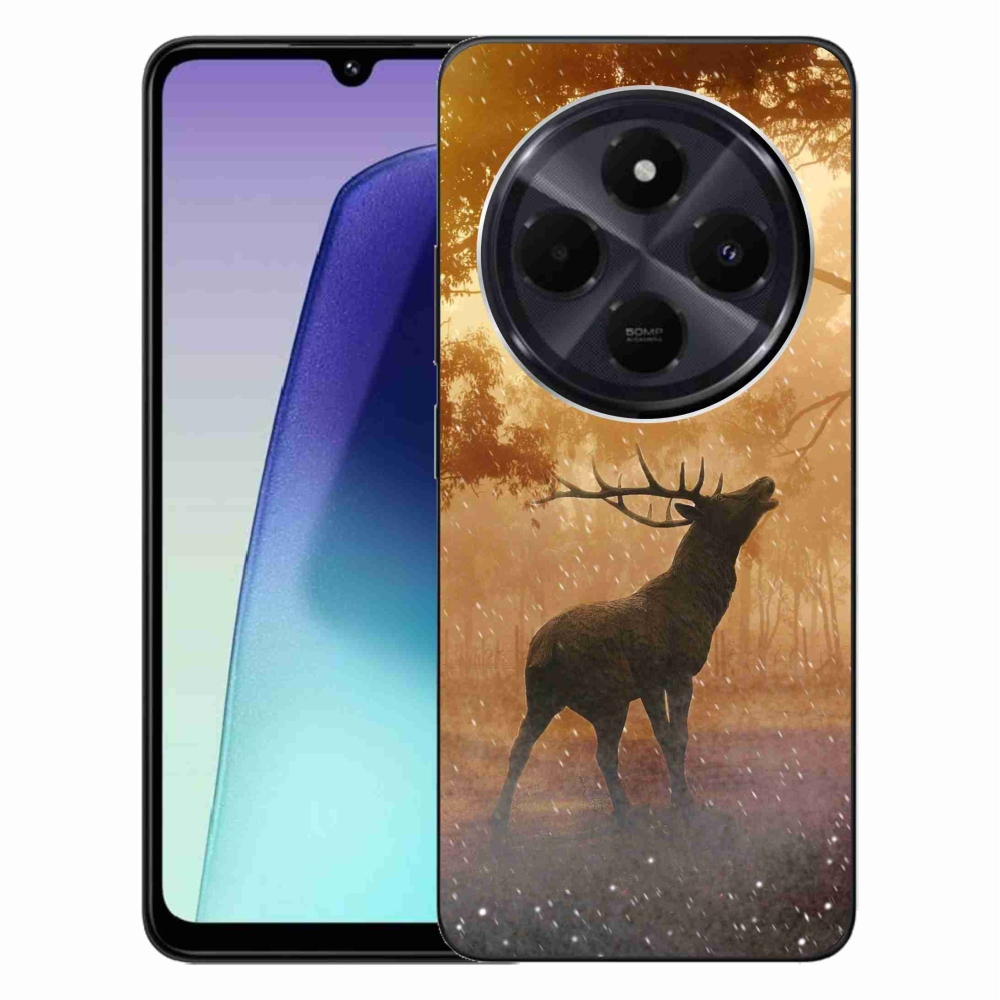 Zselés borítás mmCase a Xiaomi Redmi 14C/Poco C75-hez - szarvas a vadonban