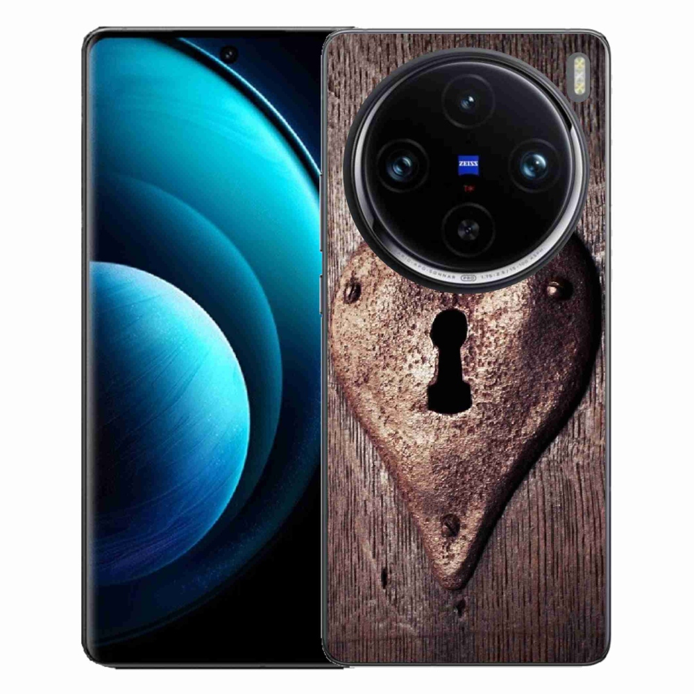 Zselés borítás mmCase a Vivo X100 Pro 5G-hez - szív alakú zár