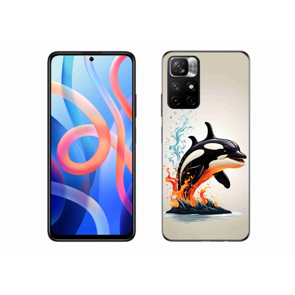 Gél borítás mmCase a Xiaomi Redmi Note 11S 5G-hez - írisz