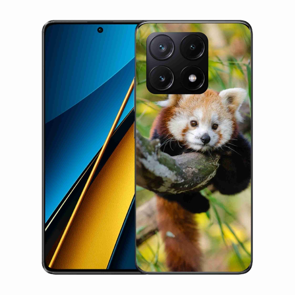 Gél borítás mmCase a Xiaomi Poco X6 Pro 5G-hez - pandavörös