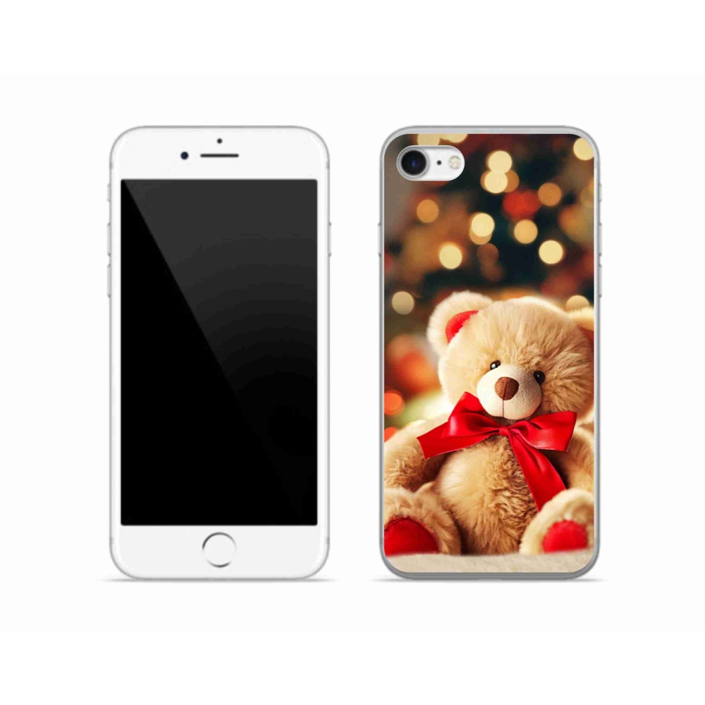 Zselés borítás mmCase iPhone SE (2022) - mackó