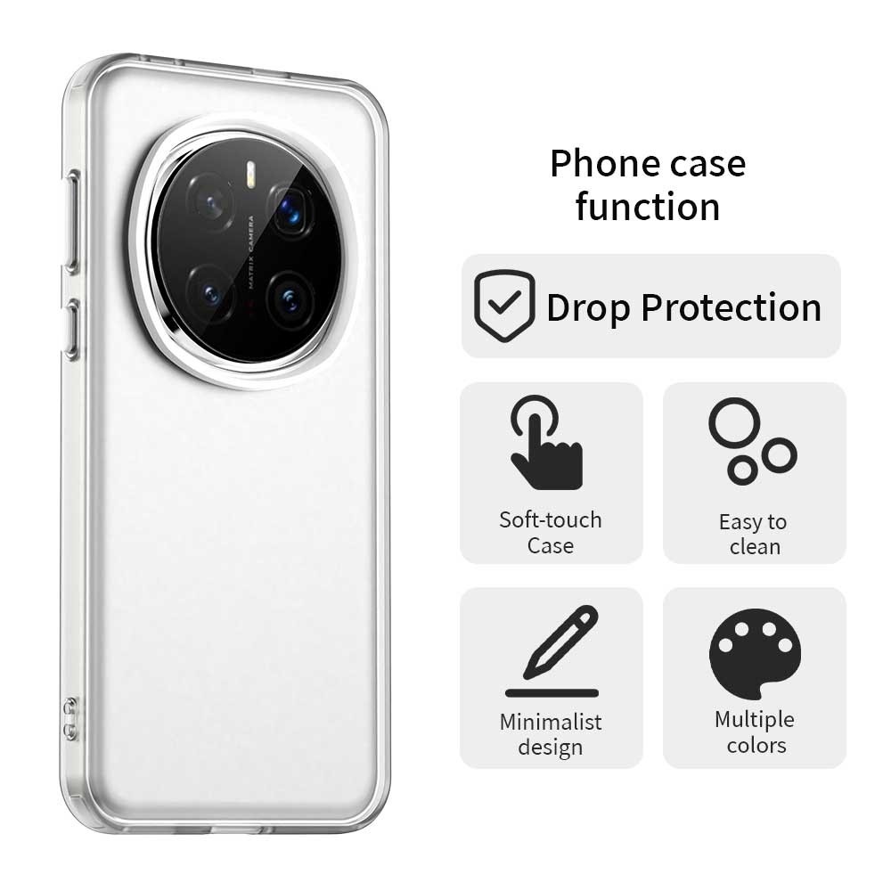 Candy matt zselés tok a Honor Magic 7 Pro 5G készülékhez - fehér