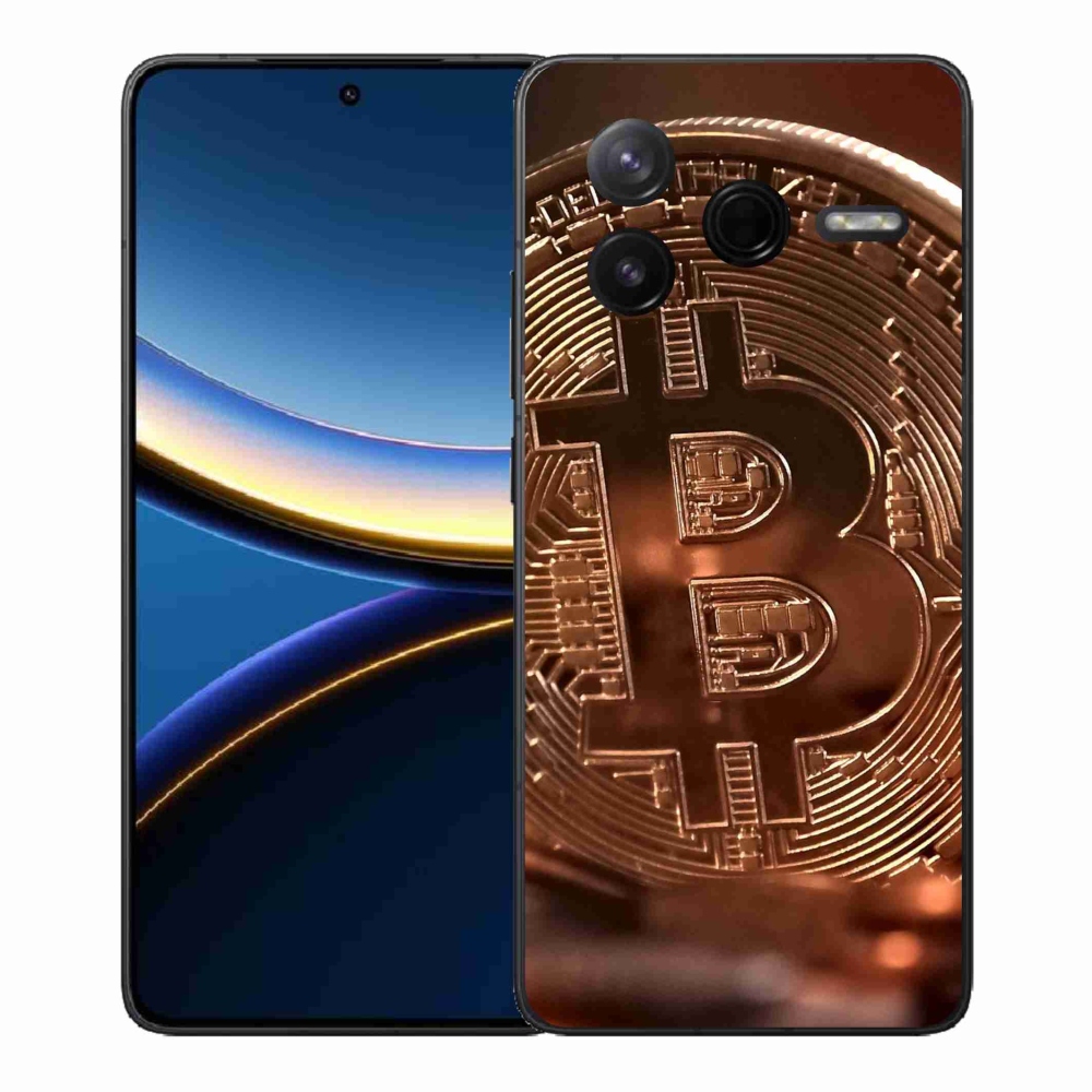 Gél borítás mmCase a Xiaomi Poco F7 Pro számára - bitcoin