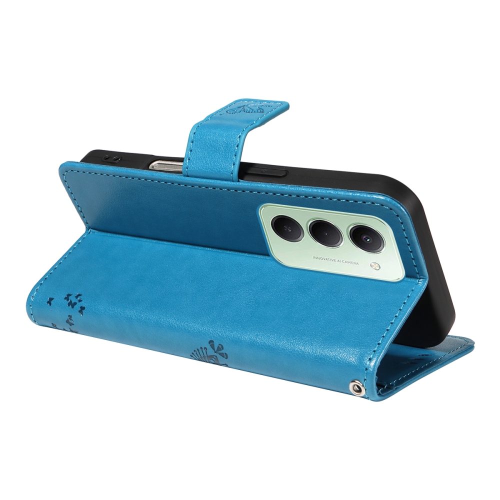 Fák könyve tok Xiaomi Redmi 15 4G (171mm) - kék