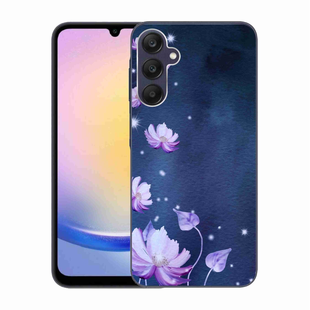 Gél tok mmCase a Samsung Galaxy A25 5G készülékhez - hulló virágok