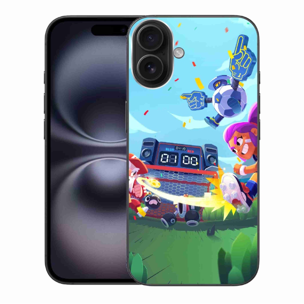 Zselés borítás mmCase iPhone 16 Plus készülékhez - verekedős csillagok 1