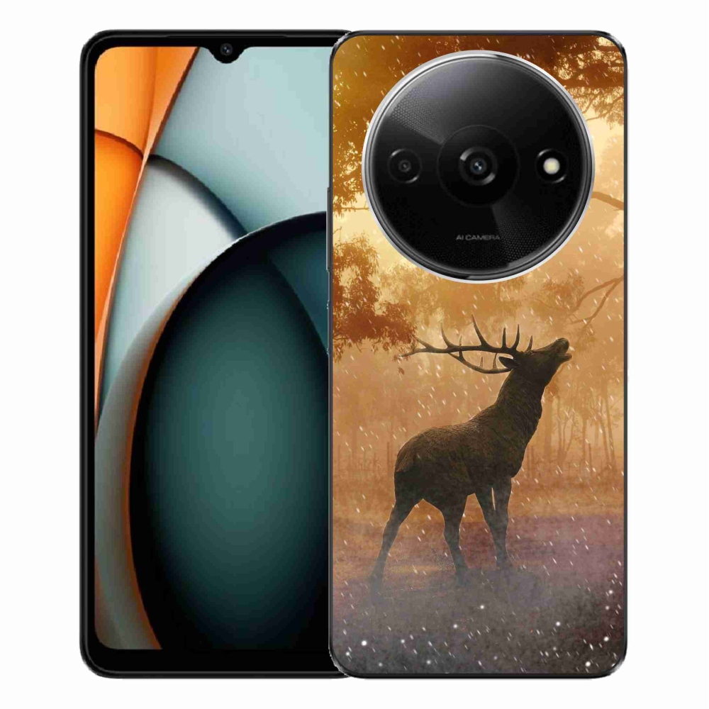 Zselés borítás mmCase a Xiaomi Redmi A3-hoz - szarvas a vadonban