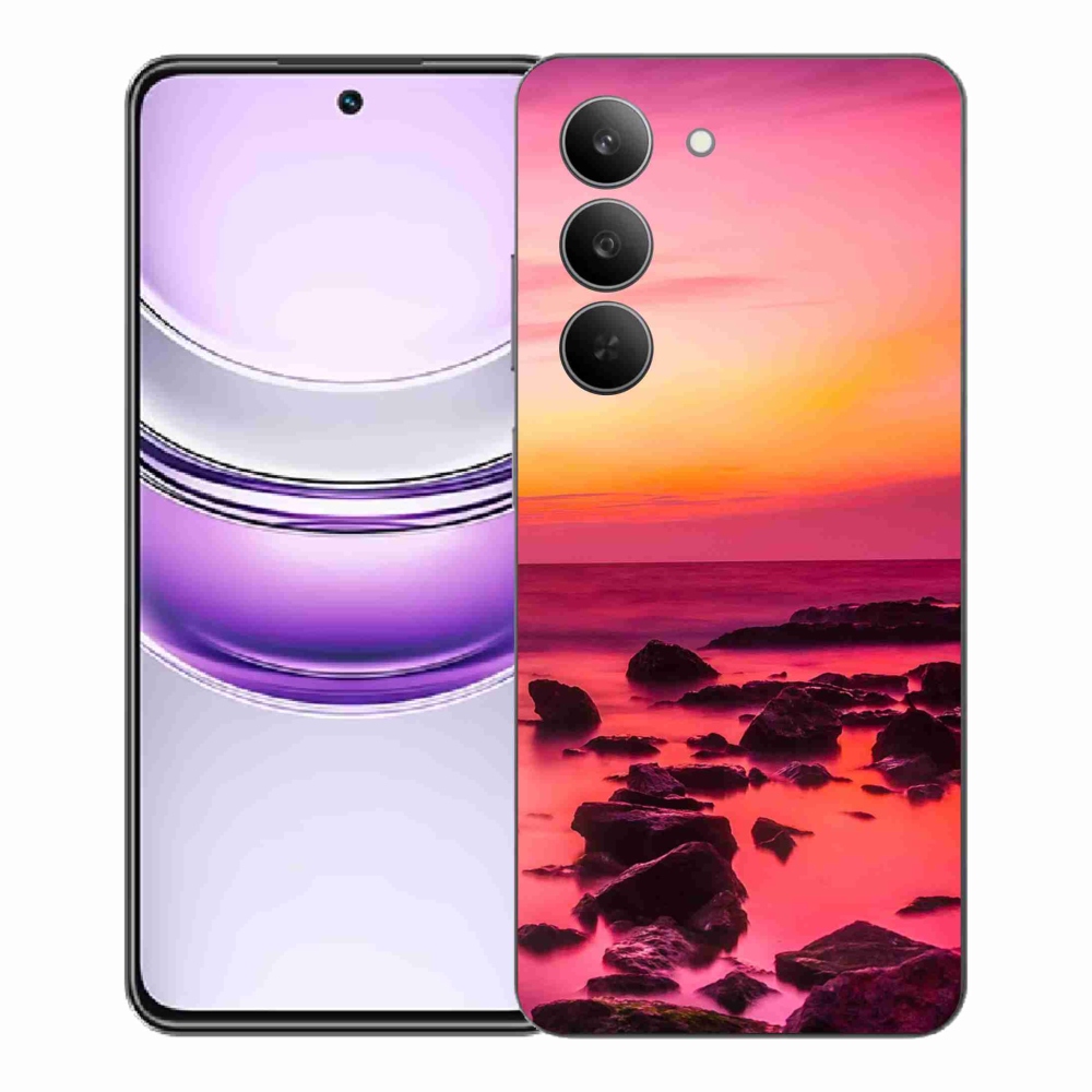 Gél borító mmCase a Realme 14x 5G készülékhez - tenger és ragyogás