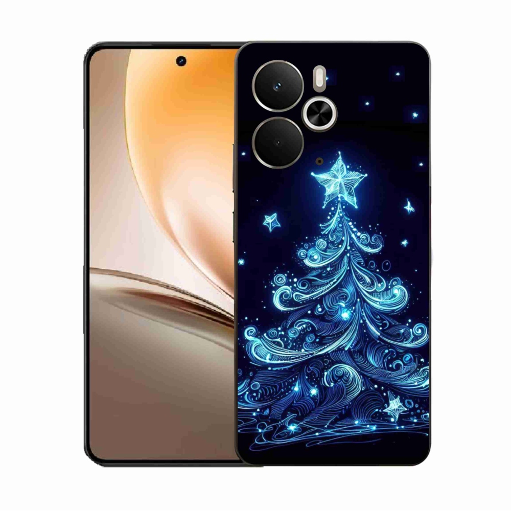 Gél borítás mmCase a Realme 14 5G/14T 5G-hez - neon karácsonyfa 4