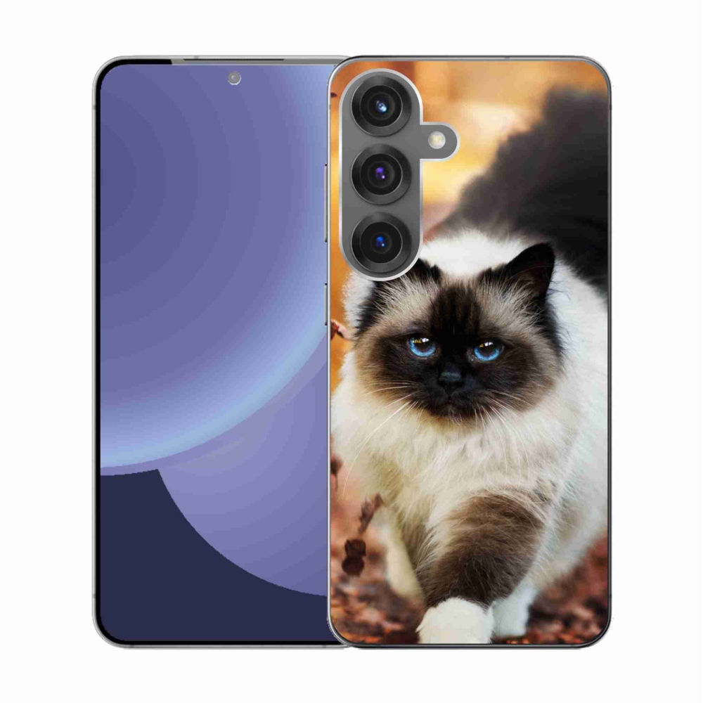 Zselés borítás mmCase Samsung Galaxy S25 készülékhez - macska