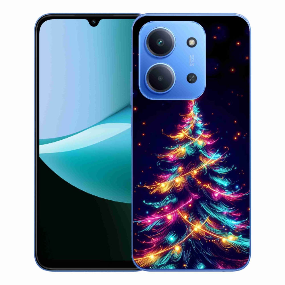 Gél borítás mmCase a Xiaomi Redmi 15C 4G/5G (173mm) - neon karácsonyfa