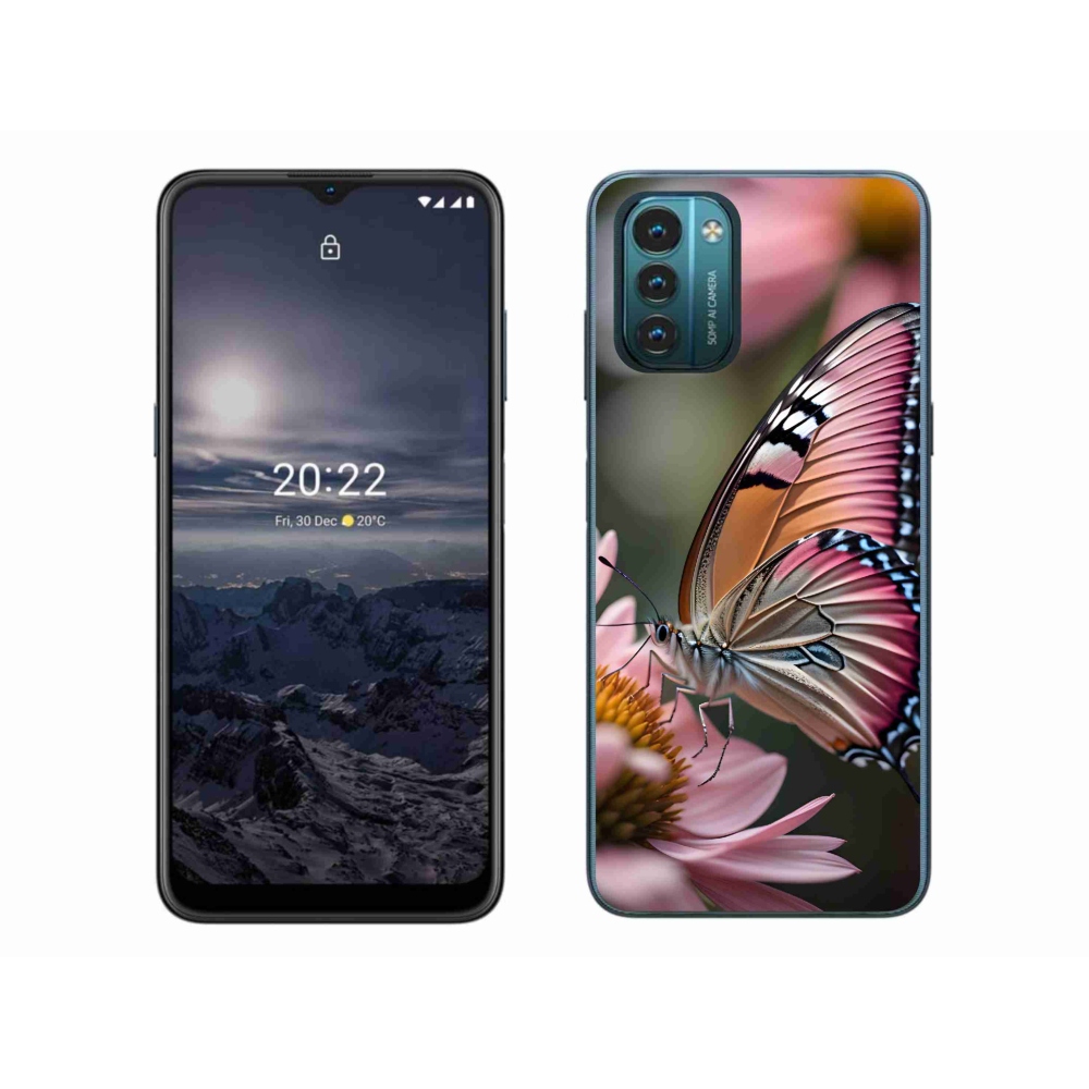 Zselés borítás mmCase a Nokia G11/G21 készülékhez - színes pillangó