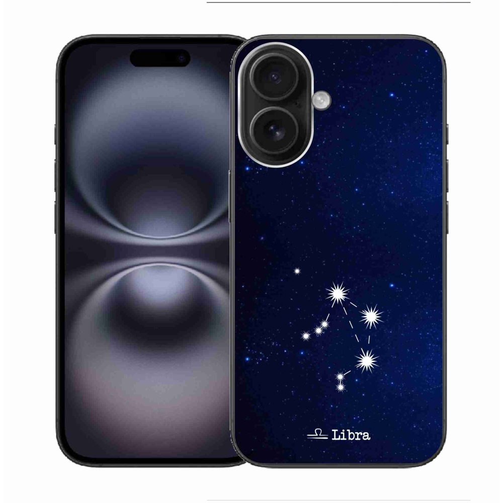 Gél borítás mmCase iPhone 16 készülékhez - Mérleg csillagkép