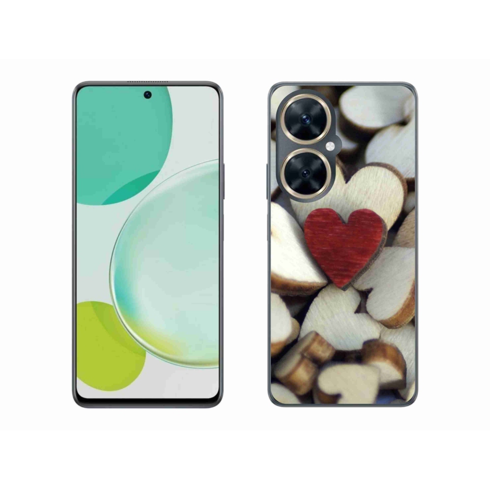 Gél borítás mmCase a Huawei Nova 11i készülékhez - gravírozott piros szív