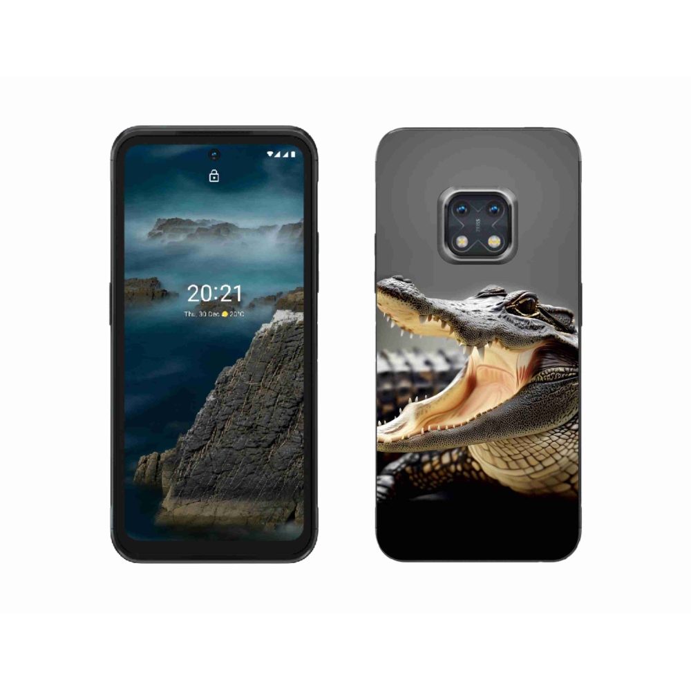 Zselés borító mmCase a Nokia XR20 készülékhez - krokodil