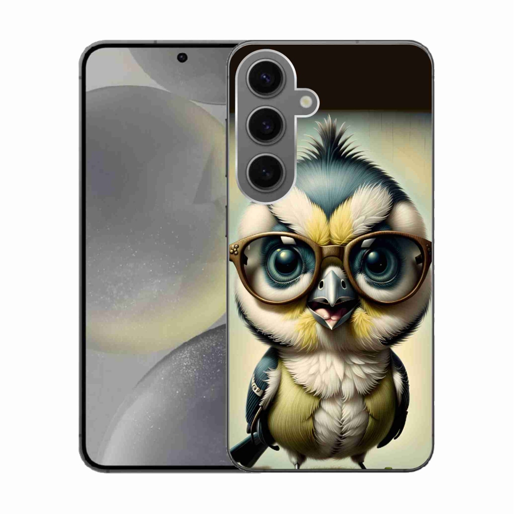 Zselés borítás mmCase Samsung Galaxy S24 - cub szemüveggel