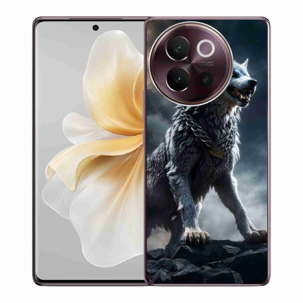 Gél borítás mmCase a Vivo V40 Lite 5G készülékhez - farkas 1