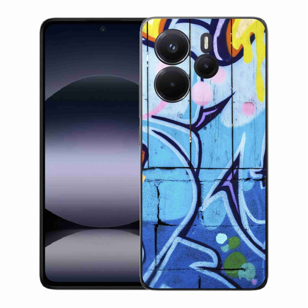 Gél borítás mmCase a Xiaomi Redmi Note 14-hez - graffiti