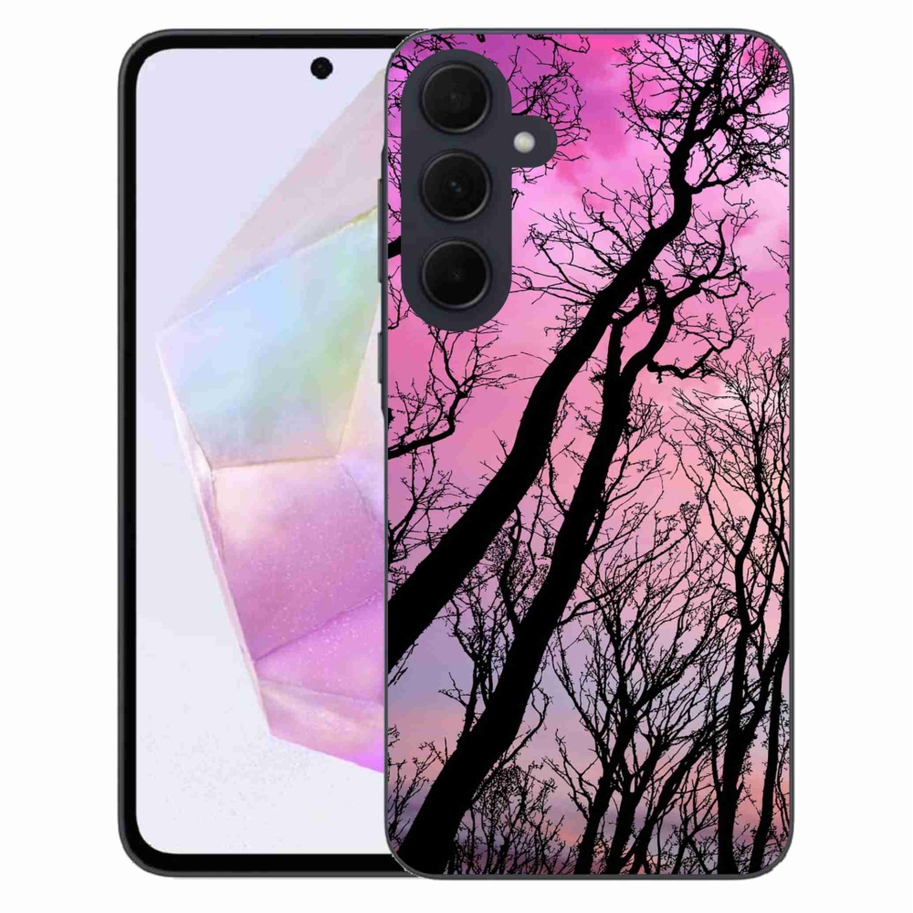 Gél tok mmCase a Samsung Galaxy A35 5G készülékhez - kidőlt fák