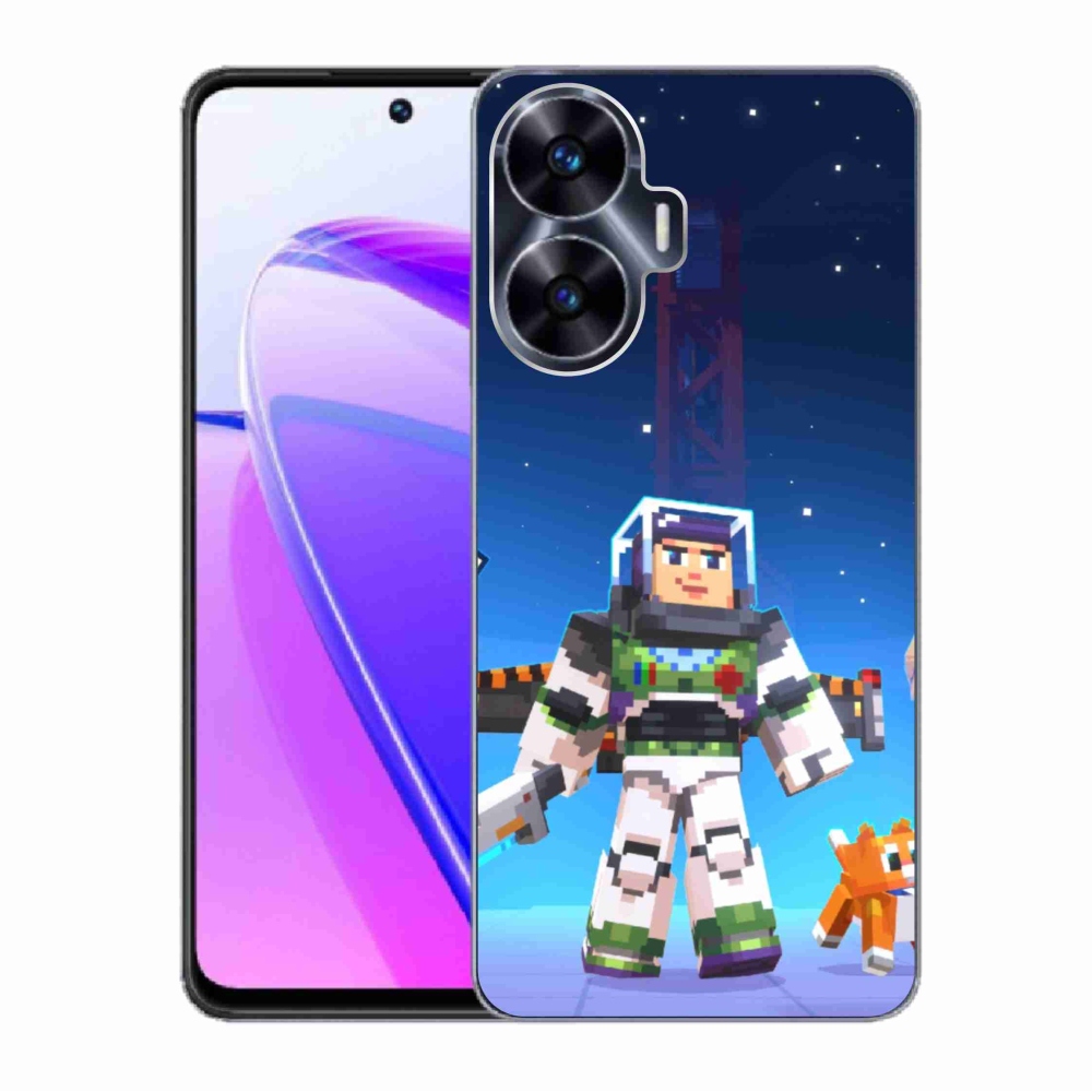 Gél borító mmCase a Realme C55 készülékhez - minecraft 2
