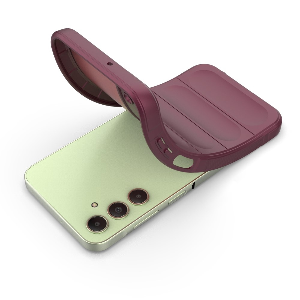 Rugg tartós zselés tok Samsung Galaxy A25 5G - bordó színben