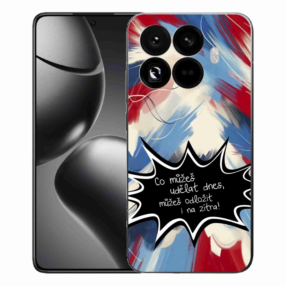 Gél borító mmCase a Xiaomi 15T Pro számára - vicces szöveg 9 fekete háttér