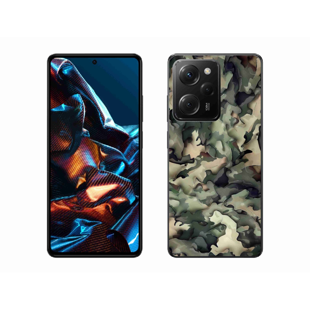 Gél borítás mmCase a Xiaomi Poco X5 Pro 5G-hez - terepszínű minta 9
