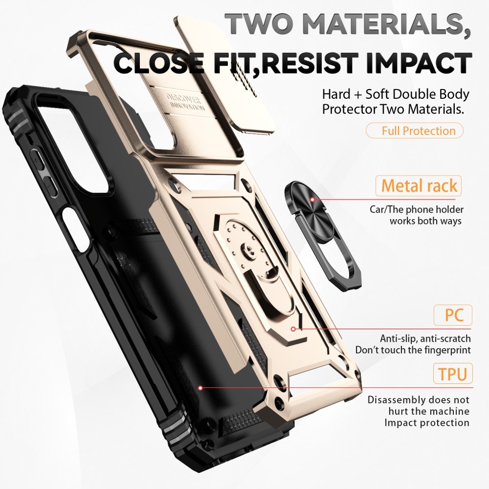 Csúszásálló borítás Samsung Galaxy A35 5G készülékhez - arany színben