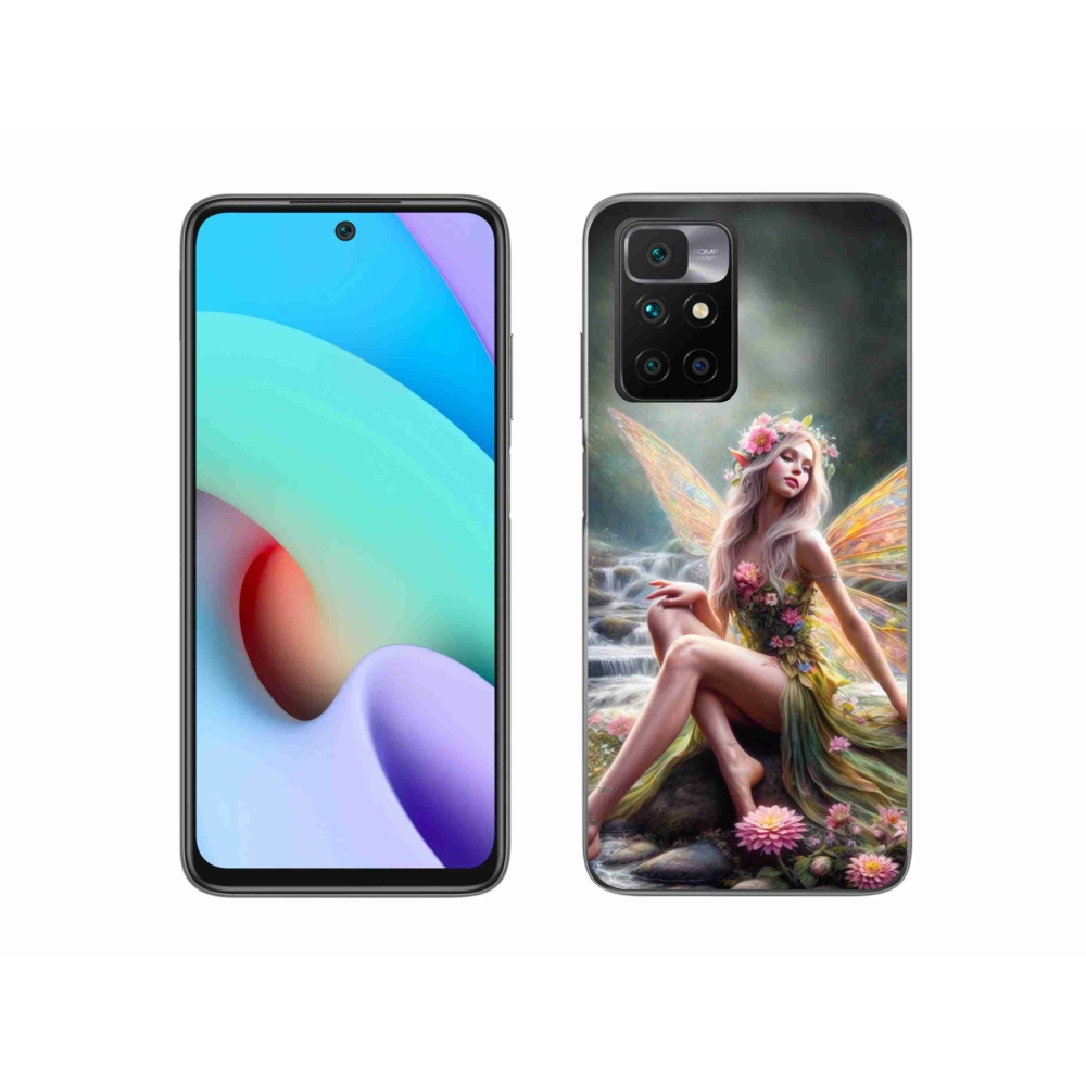 Zselés borítás mmCase a Xiaomi Redmi 10/Redmi 10 (2022) - pillangó nő 1