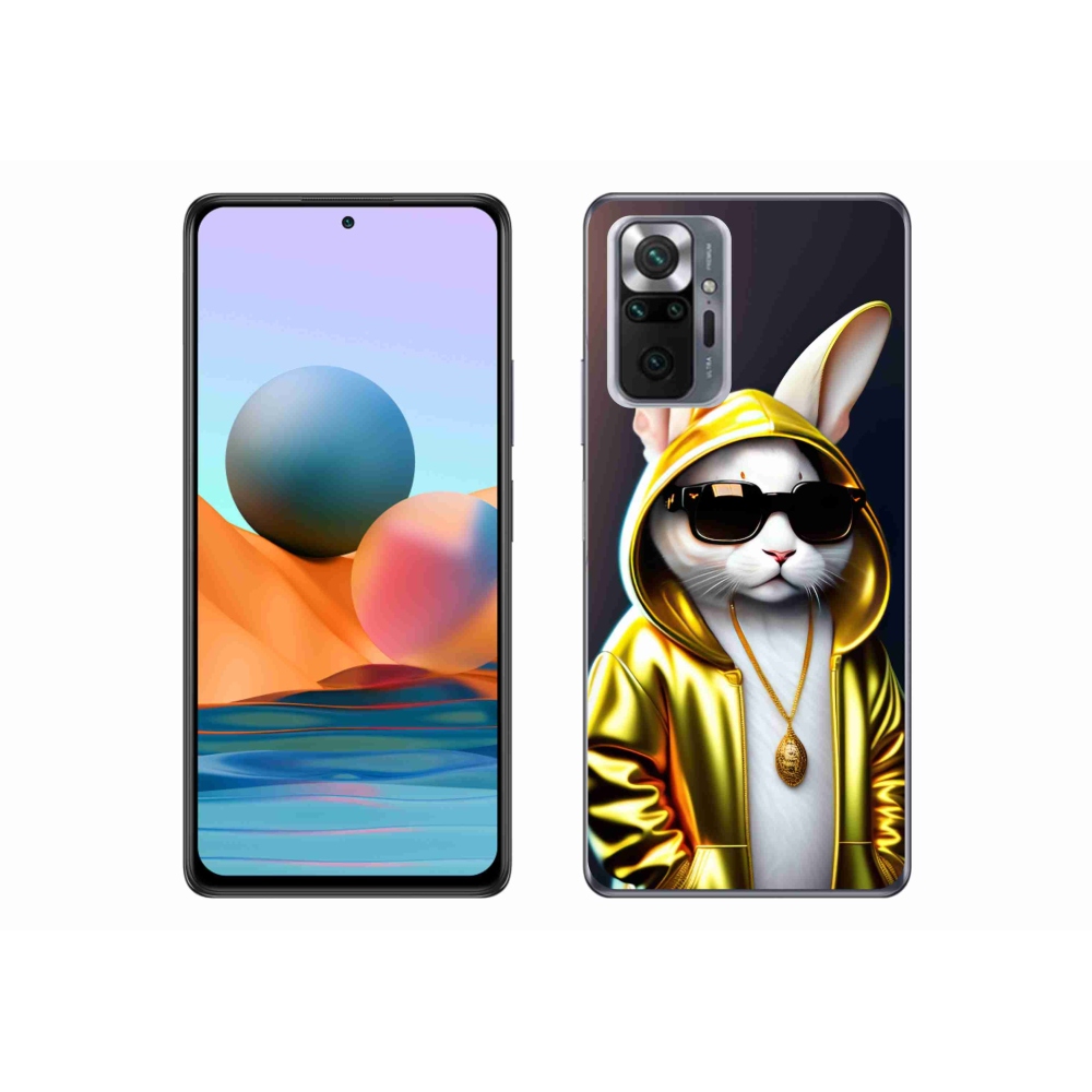 Gél borítás mmCase a Xiaomi Redmi Note 10 Pro számára - cat boss