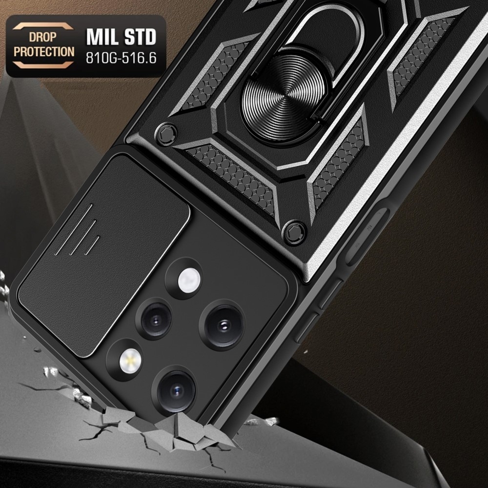 Tartós csúszásbiztos borító Xiaomi Redmi 12 4G - fekete