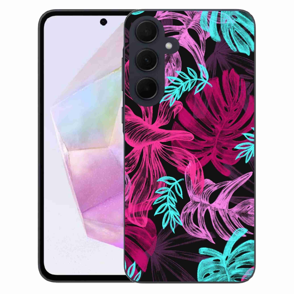 Zselés borítás mmCase Samsung Galaxy A35 5G - virágok 1