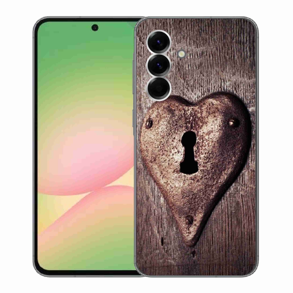 Zselés borítás mmCase Samsung Galaxy A56 5G - szív alakú zár