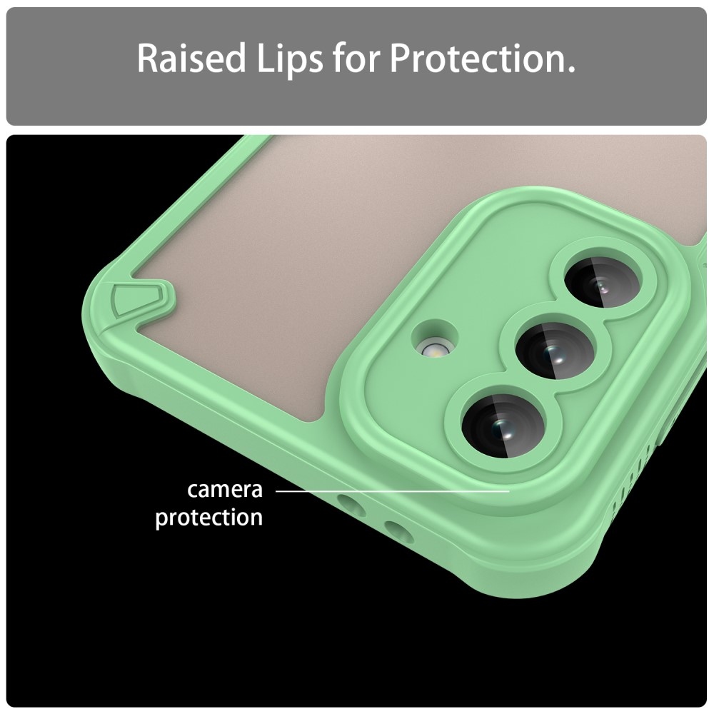 Fagyasztott tartós borítás Samsung Galaxy A56 5G készülékhez - zöld